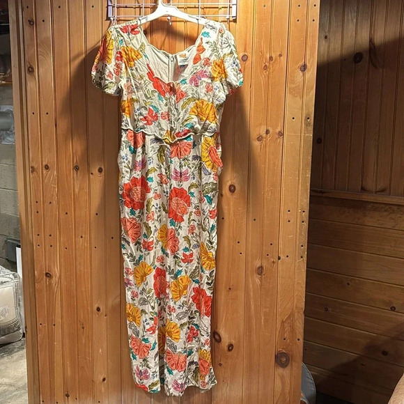 NWOT FARM RIO floral jumpsuit